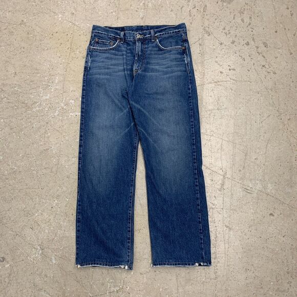 Vintage Lucky Brand Jeans Mens 31 USA Pants Straight Baggy Red Label Fits 32x30